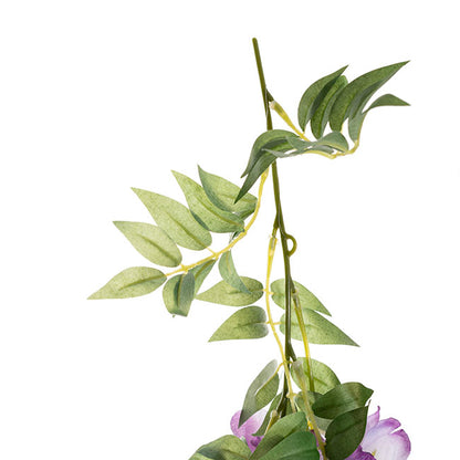 Wisteria x 9 Head Vine Garland Purple (200cmL)