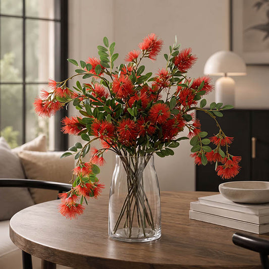 Flowering Gum Spray Red (73cmH)