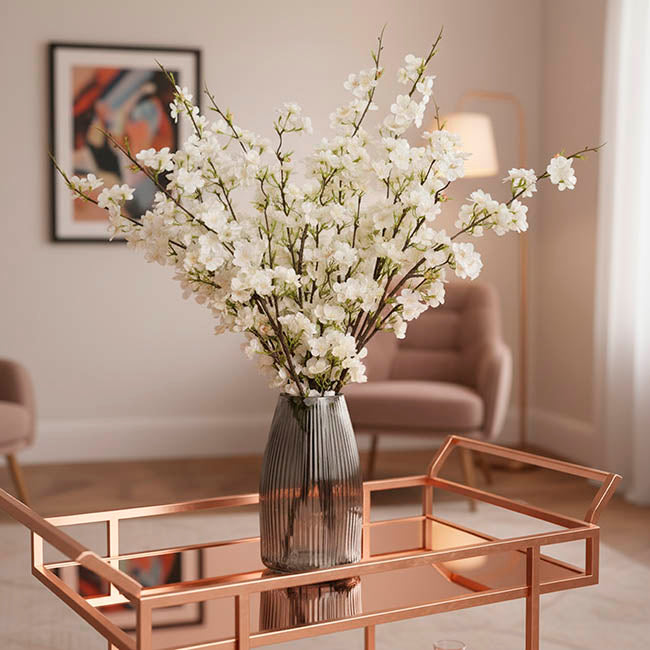 Cherry Blossom Spray White (100cmH)