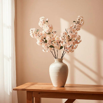 Cherry Blossom Branch Spray White (103cmH)