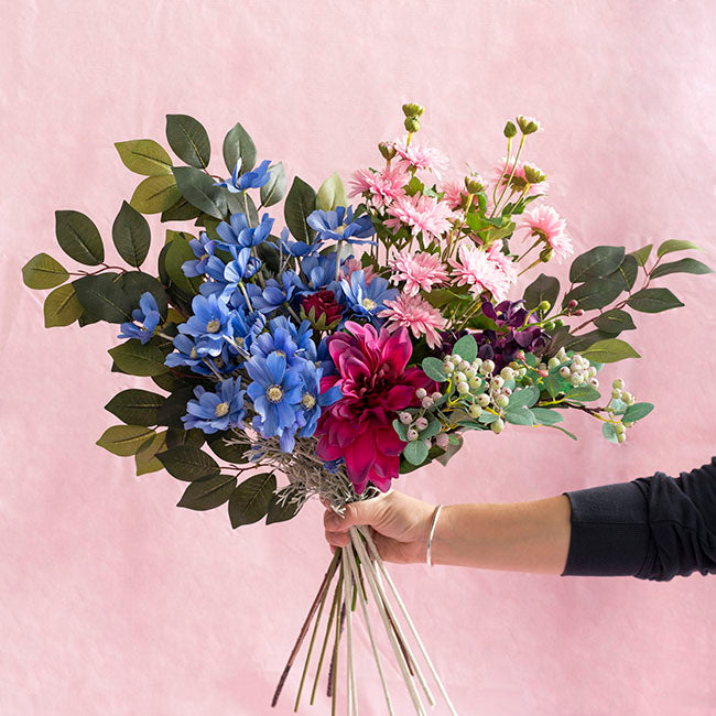 Cosmos Spray Light Blue (62cmH)