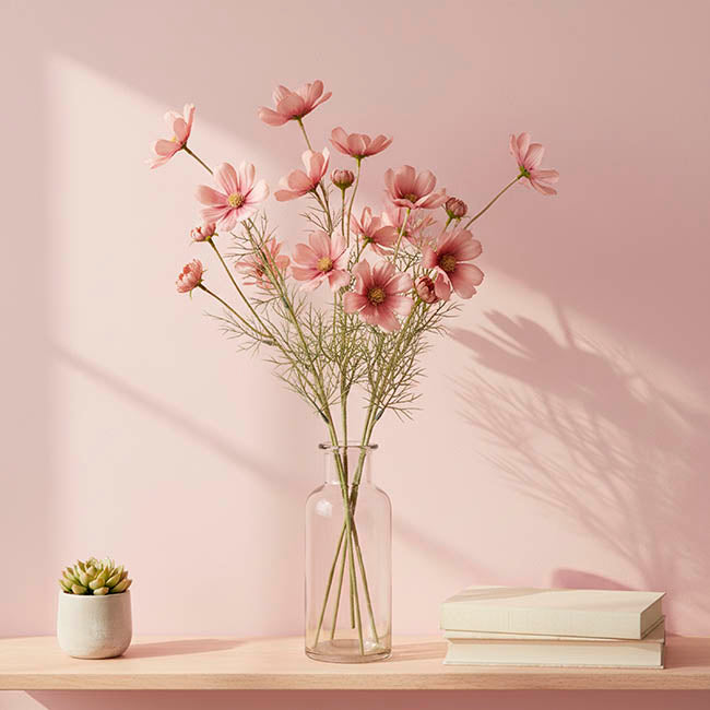 Cosmos Spray Soft Pink (62cmH)