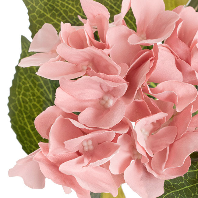 Hydrangea Spray x 5 Heads Dusty Pink (49cmH)
