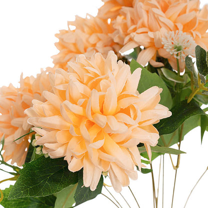 Chrysanthemum x 7 Heads Bouquet Soft Peach (11cmDx48cmH)