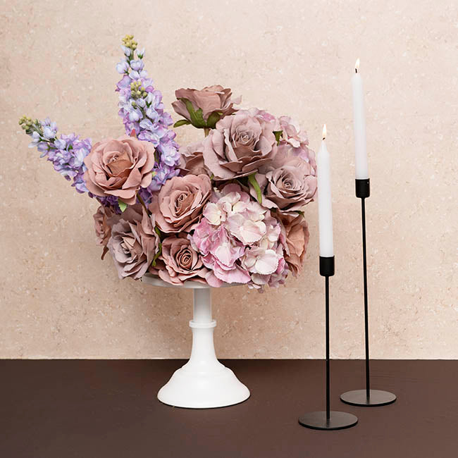 Event Velvet Rose Short Stem Sienna Brown (11cmDx35cmH)