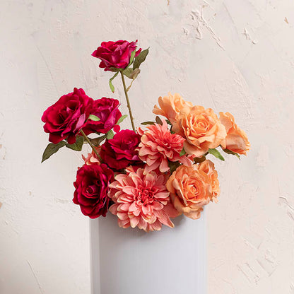 Event Velvet Rose Short Stem Hot Pink (11cmDx35cmH)