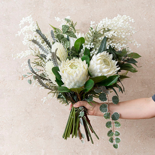 Australian Native Wattle White (85cmH)