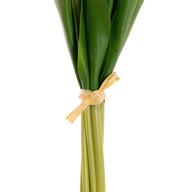 Real Touch 7 Head Tulip Bunch Hot Pink (48cmH)