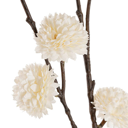 Chrysanthemum Pom Pom Spray White (4cmDx110cmH)