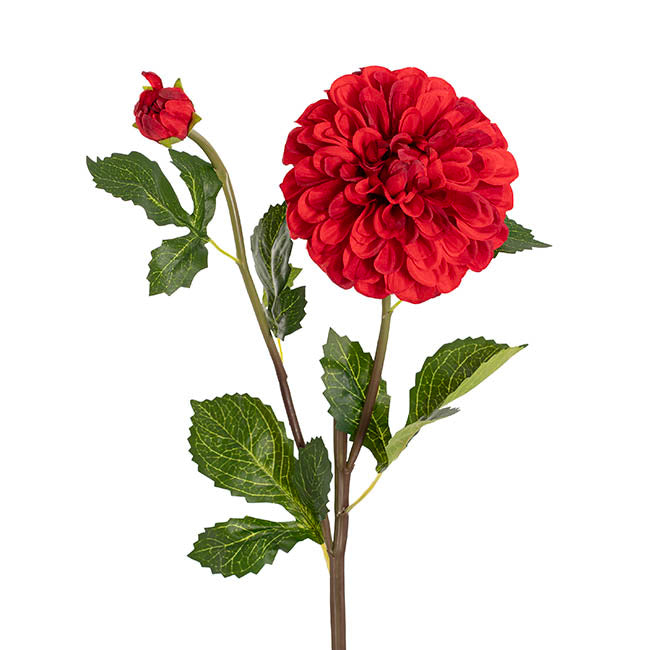 Andrea Dahlia Spray Red (75cmH)