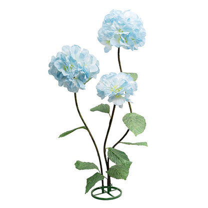 Giant Hydrangeas w Base Set 3 3D Blue (190cmH)