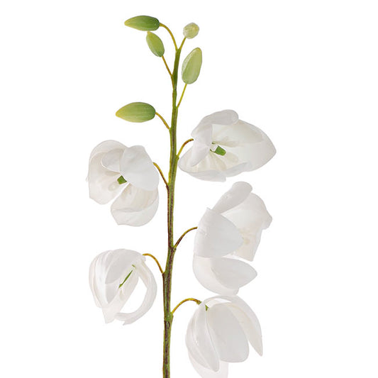 Summer Snowflake Flower Spray Real Touch White (57cmH)