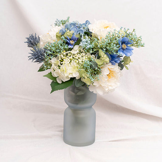 Gypsophila Baby's Breath Bouquet Soft Blue (28cmH)