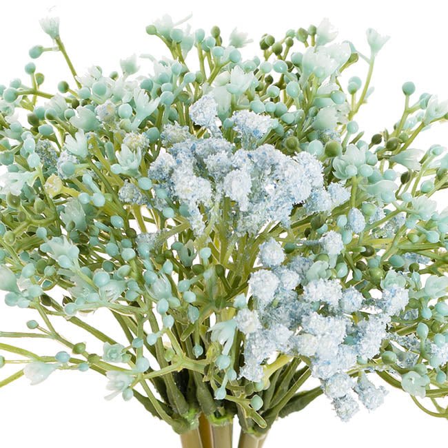 Gypsophila Baby's Breath Bouquet Soft Blue (28cmH)