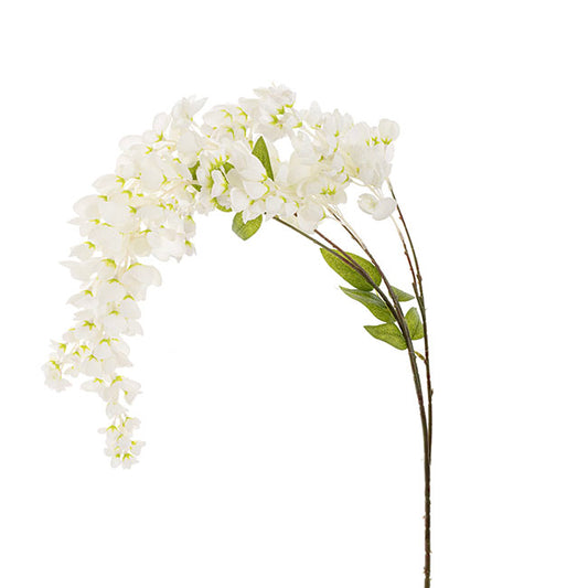 Wisteria Spray x 6 Sprays White (100cmH)