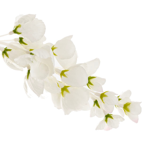 Wisteria Spray x 6 Sprays White (100cmH)