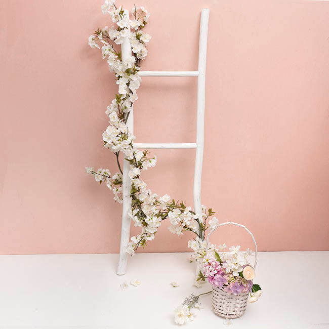 Lush Cherry Blossom Garland White (183cmL)