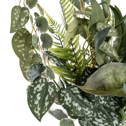 Mixed Leaf Eucalyptus Willow & Fern Bouquet Green (59cmH)