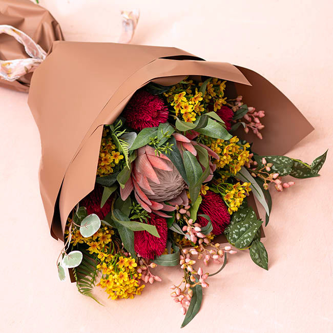 Eucalyptus Bud Spray Pink (78cmH)