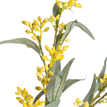 Eucalyptus Bud Spray Yellow (78cmH)