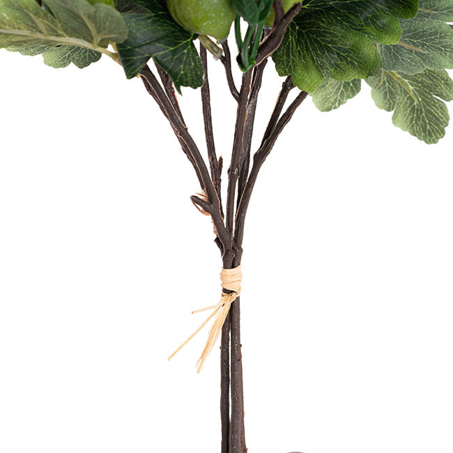 Artificial Fig Bouquet Green (33cmH)