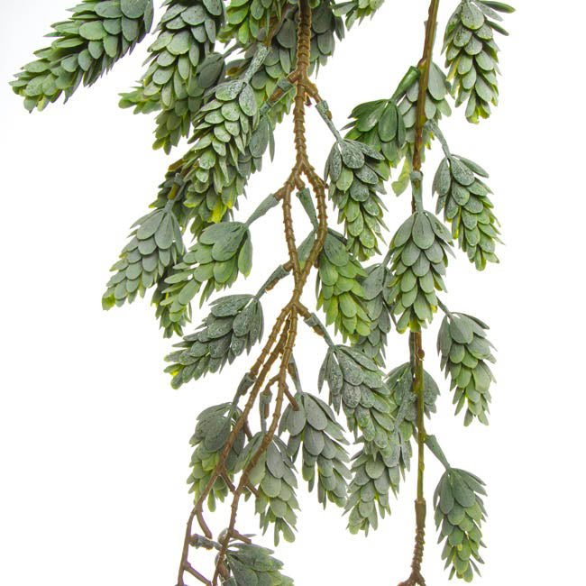 Artificial Hops Hanging Plants Bush Dark Green (118cmH)