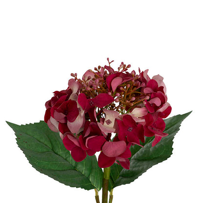 Budding Real Touch Hydrangea Stem Wine (18cmDx70cmH)