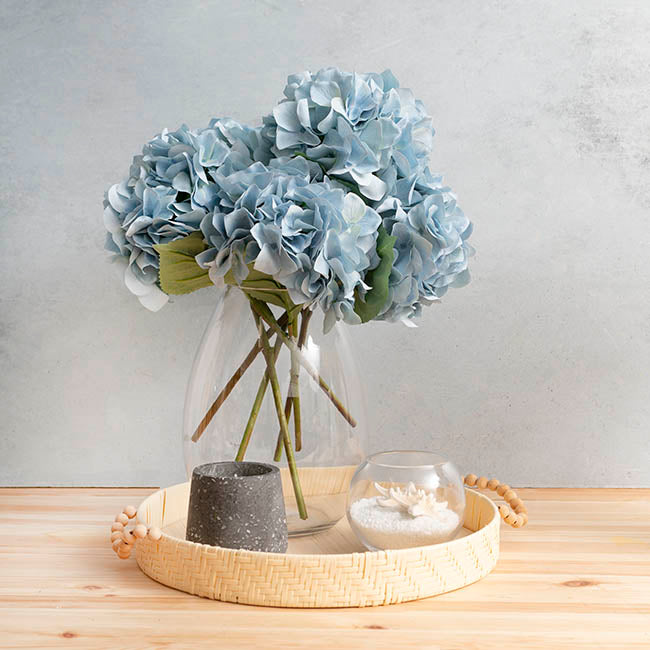 Royal Hydrangea Stem Blue Green (18cmDx78cmH)