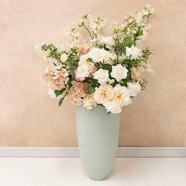 Royal Hydrangea Stem Soft Blush Pink (18cmDx78cmH)