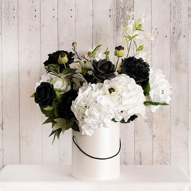 Royal Hydrangea Stem White (18cmDx78cmH)