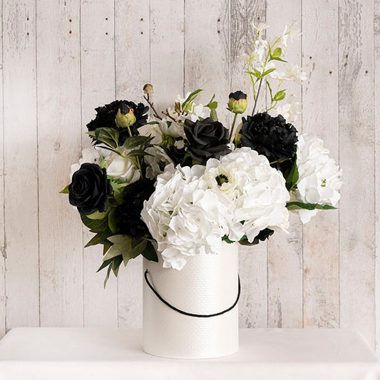 Royal Hydrangea Stem White (18cmDx78cmH)