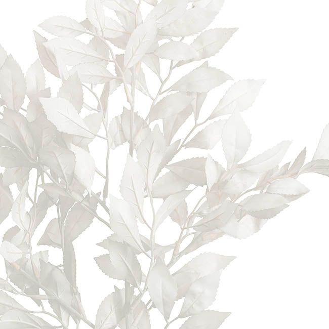 Camellia Leaf Spray White (78cmH)