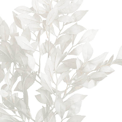 Camellia Leaf Spray White (78cmH)