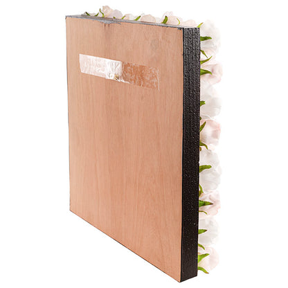 Rose Flower Wall White (50cmx50cm)