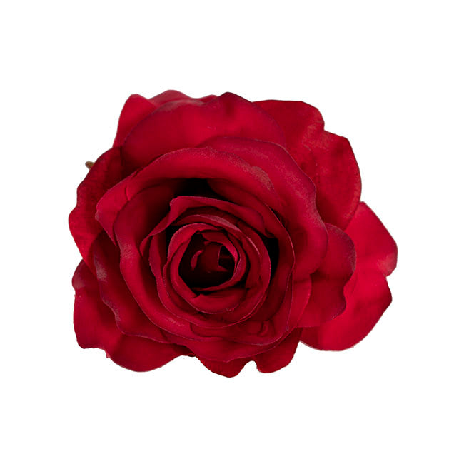 Rose Heads Loose Pack 9 Dark Red