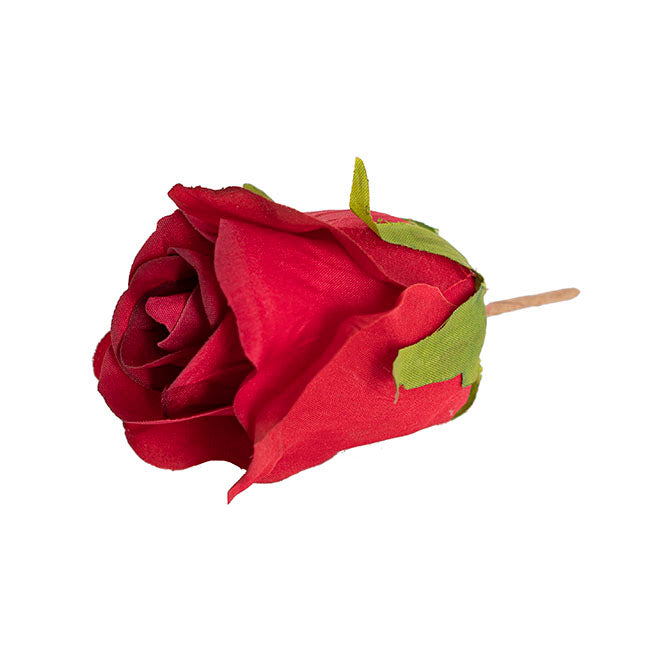 Rose Heads Loose Pack 9 Dark Red