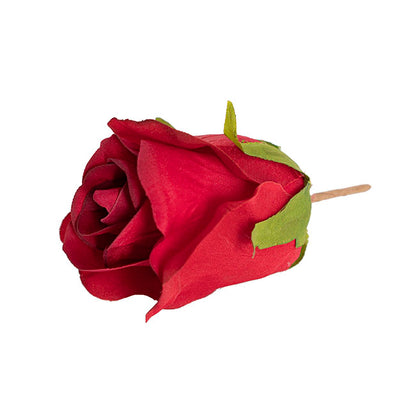 Rose Heads Loose Pack 9 Dark Red