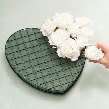 Rose Heads Loose Pack 9 White