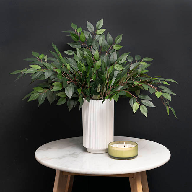 Ficus Leaf Spray 95 Leaves Green (65cmH)