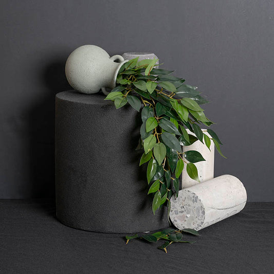 Real Touch Ficus Leaf Spray 60 Leaves Green (60cmH)