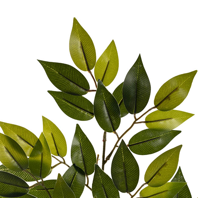 Real Touch Ficus Leaf Spray 60 Leaves Green (60cmH)