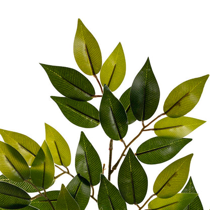 Real Touch Ficus Leaf Spray 60 Leaves Green (60cmH)