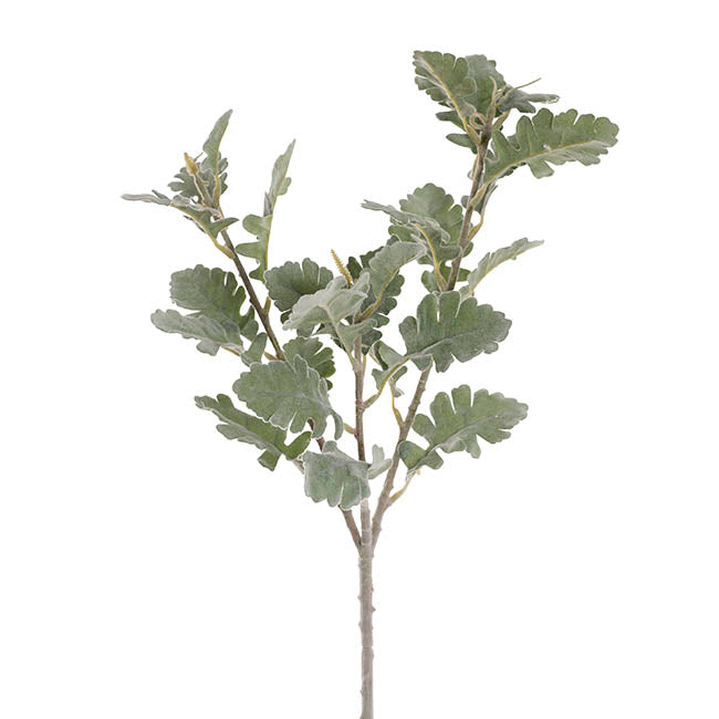 Dusty Miller Spray Flocked Green (74cmH)