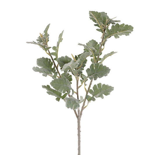 Dusty Miller Spray Flocked Green (74cmH)