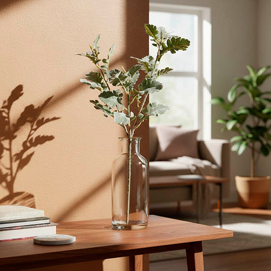 Dusty Miller Spray Flocked Green (74cmH)