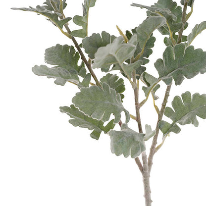 Dusty Miller Spray Flocked Green (74cmH)