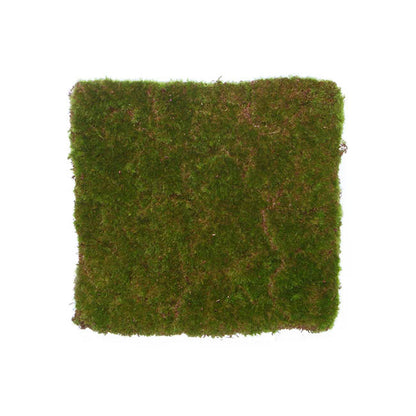 Artificial Moss Mat Rocky Square Green (30cmx30cm)