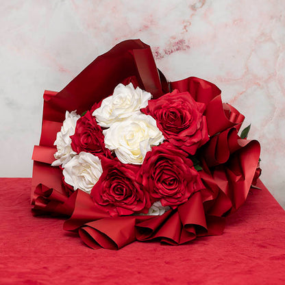 Large Colombian Rose Stem Red (20cmDx86cmH)