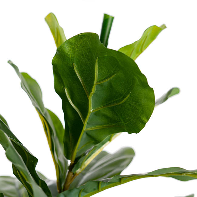 Artificial Real Touch Potted Fiddle Tree Green (65cmH)
