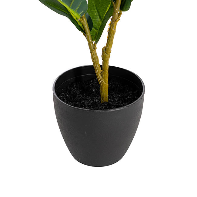 Artificial Real Touch Potted Fiddle Tree Green (65cmH)